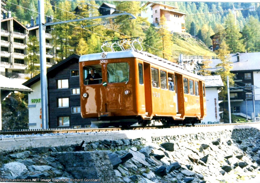 Zermatt where no cars are allowed