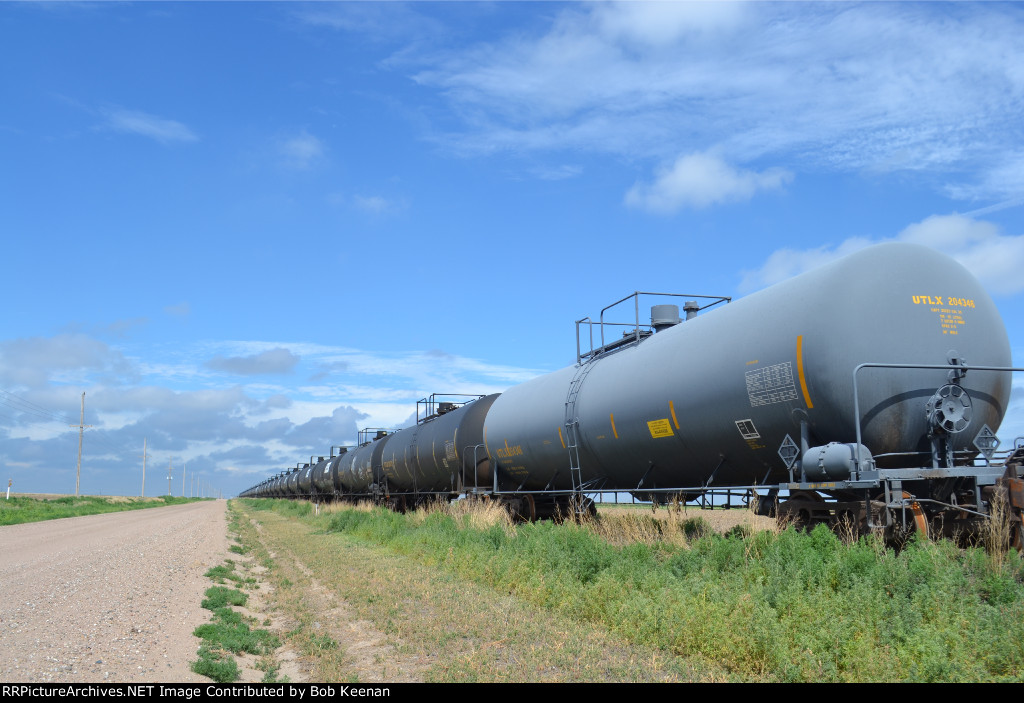 Stored Ethanol Tank Cars
