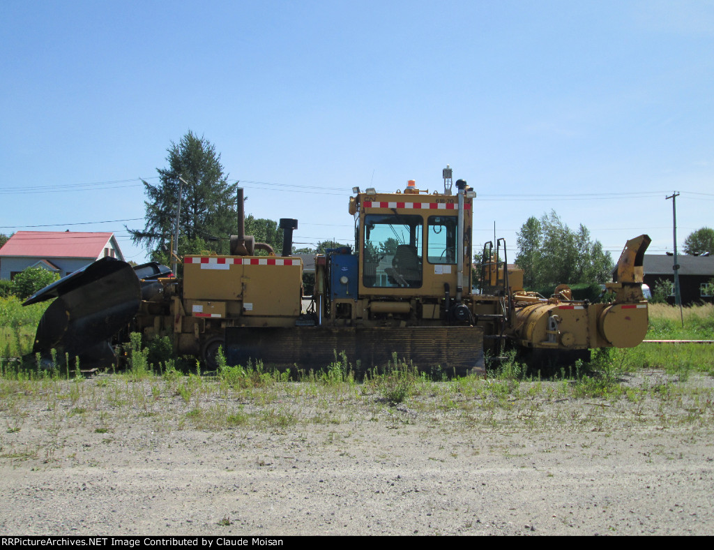 Snow plow and blower
