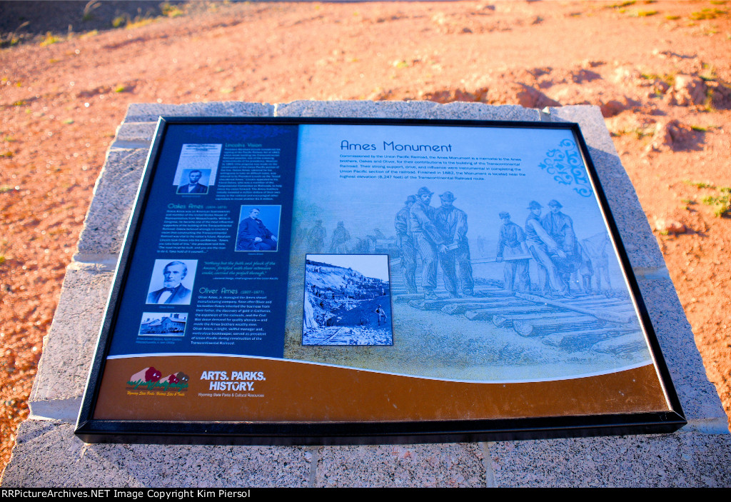 Ames Monument Plaque