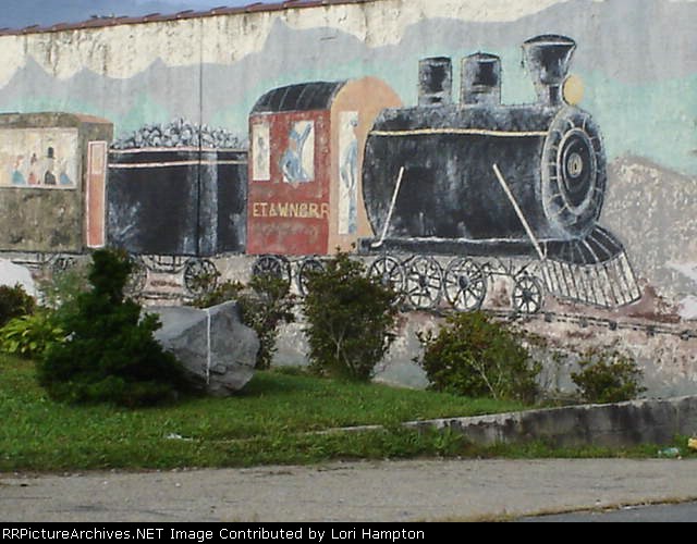 E.T. & W.N.C. RR mural