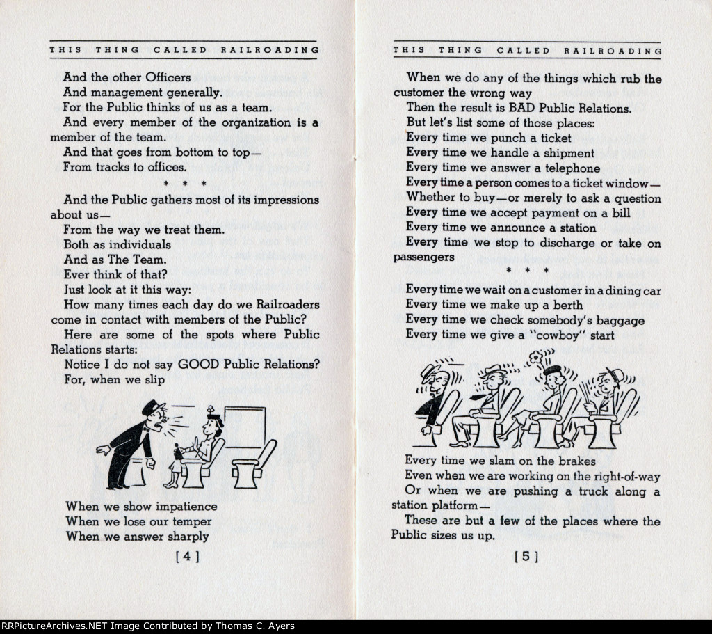 "This Thing Called Railroading," Pages 4 & 5, 1949