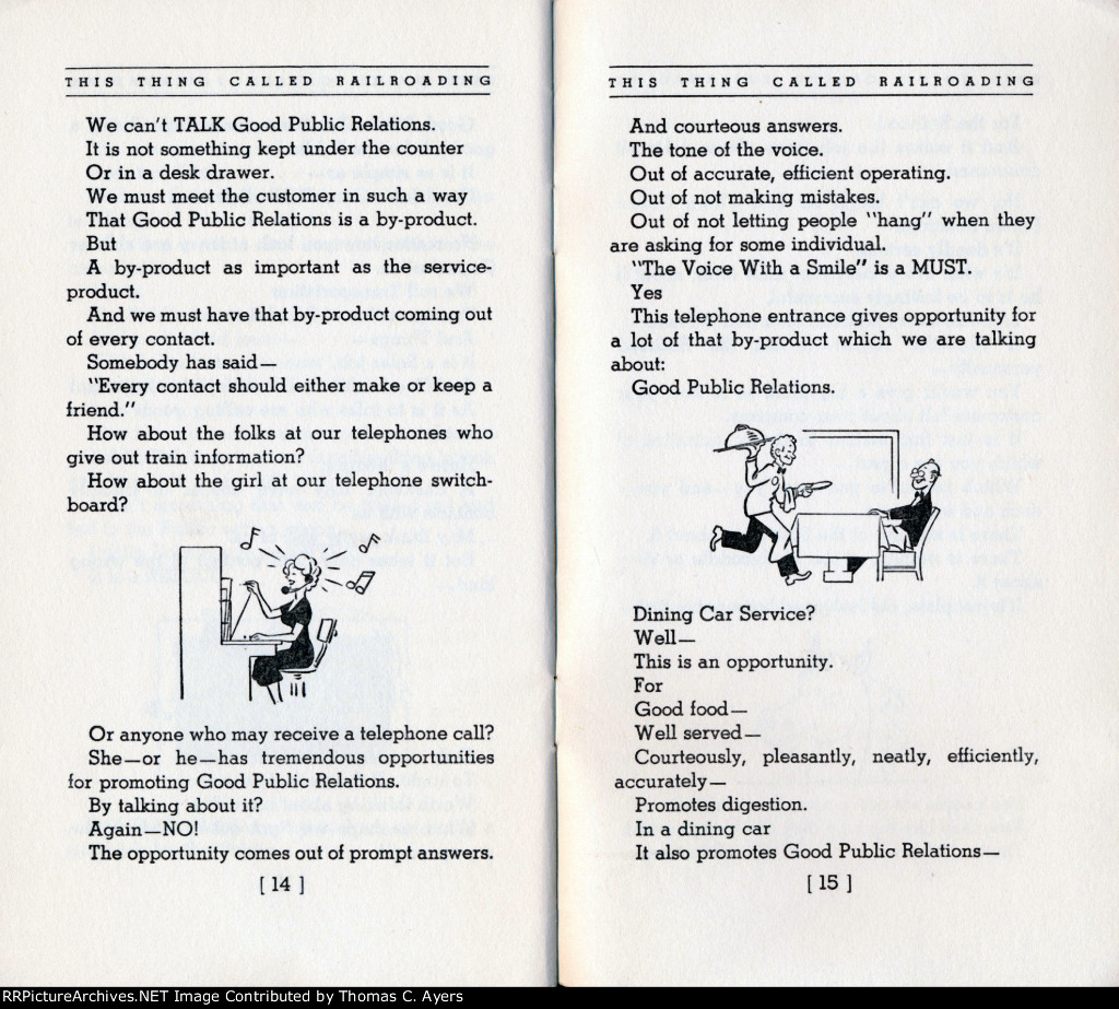 "This Thing Called Railroading," Pages 14 & 15, 1949