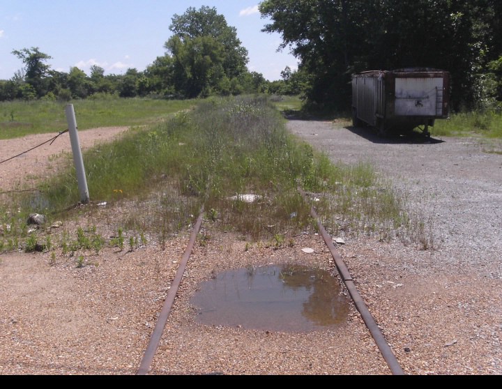 The Old Canton & Carthage Railroad Looking East from Miller Street