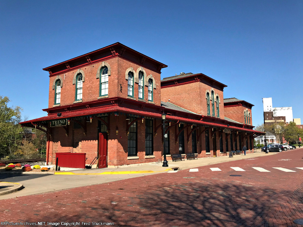 The gorgeous 1875 Atlantic & Great Western Depot.