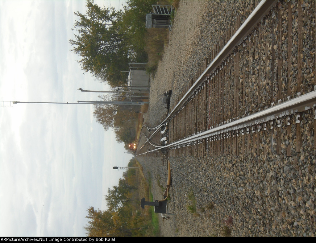  7 Engine Hook-up on Siding South of Clifton waiting for Amtrak to pass