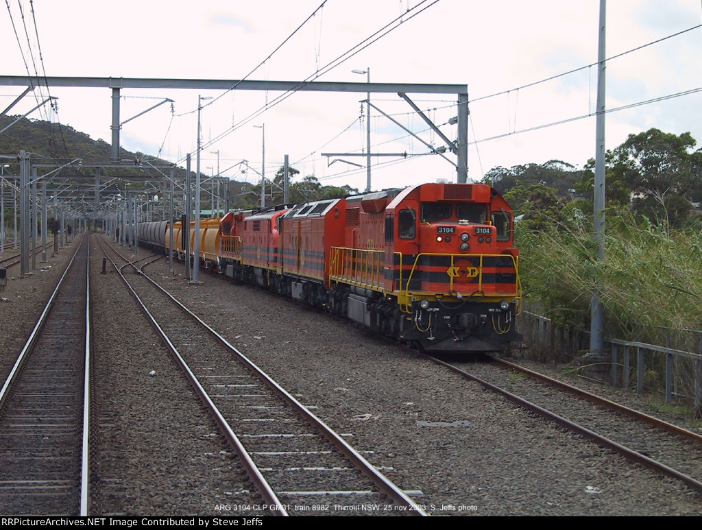 ARG 3104 CLP GM31 train 8982
