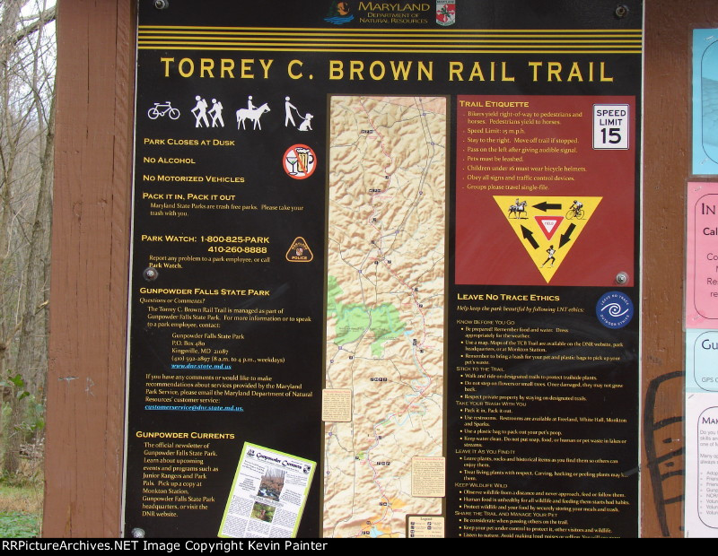 Rail Trail map