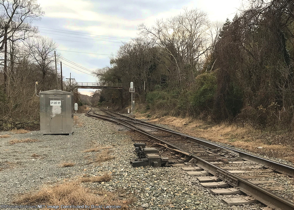 Looking west at MP 189