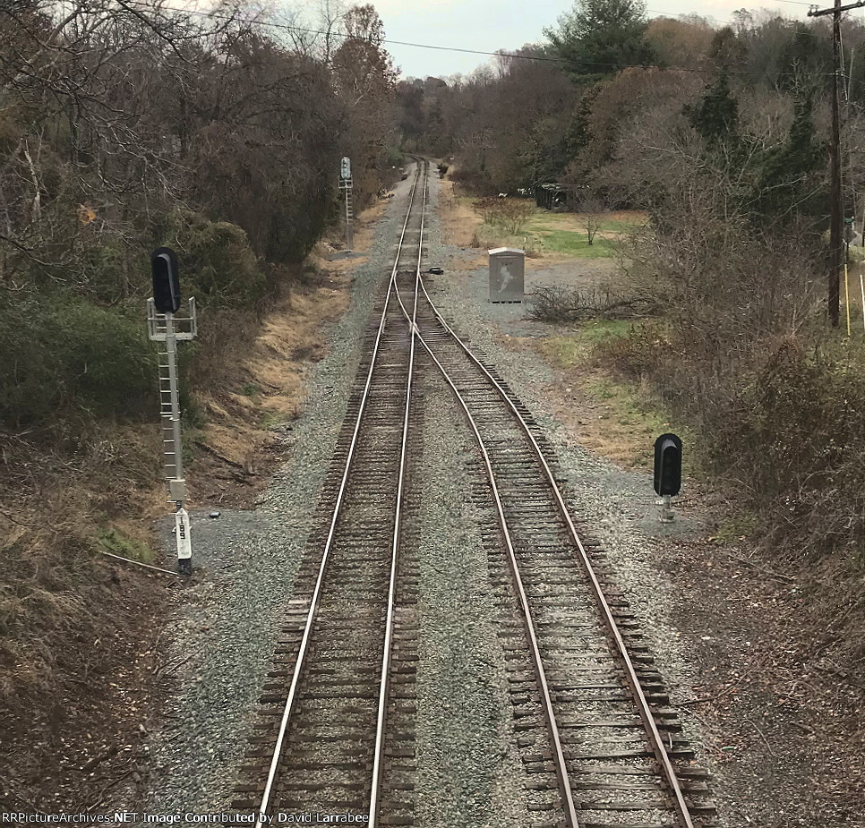 Looking east at MP 189