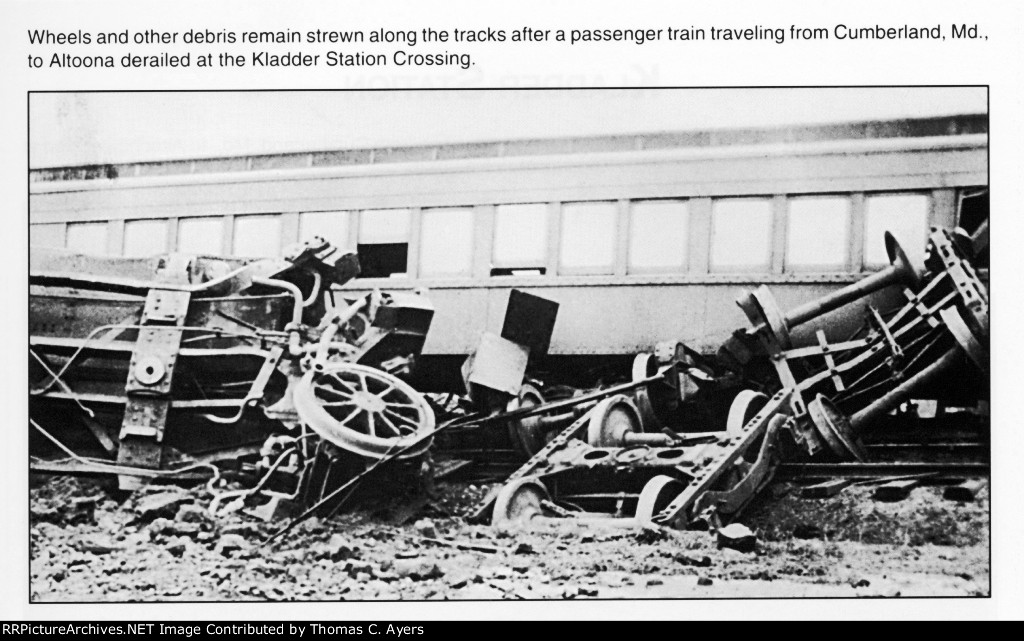 PRR Wreck at Kladder Station, #3 of 4, 1926