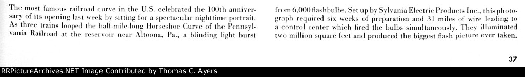 "Horseshoe Centenary," Frame #2 of 2, 1954