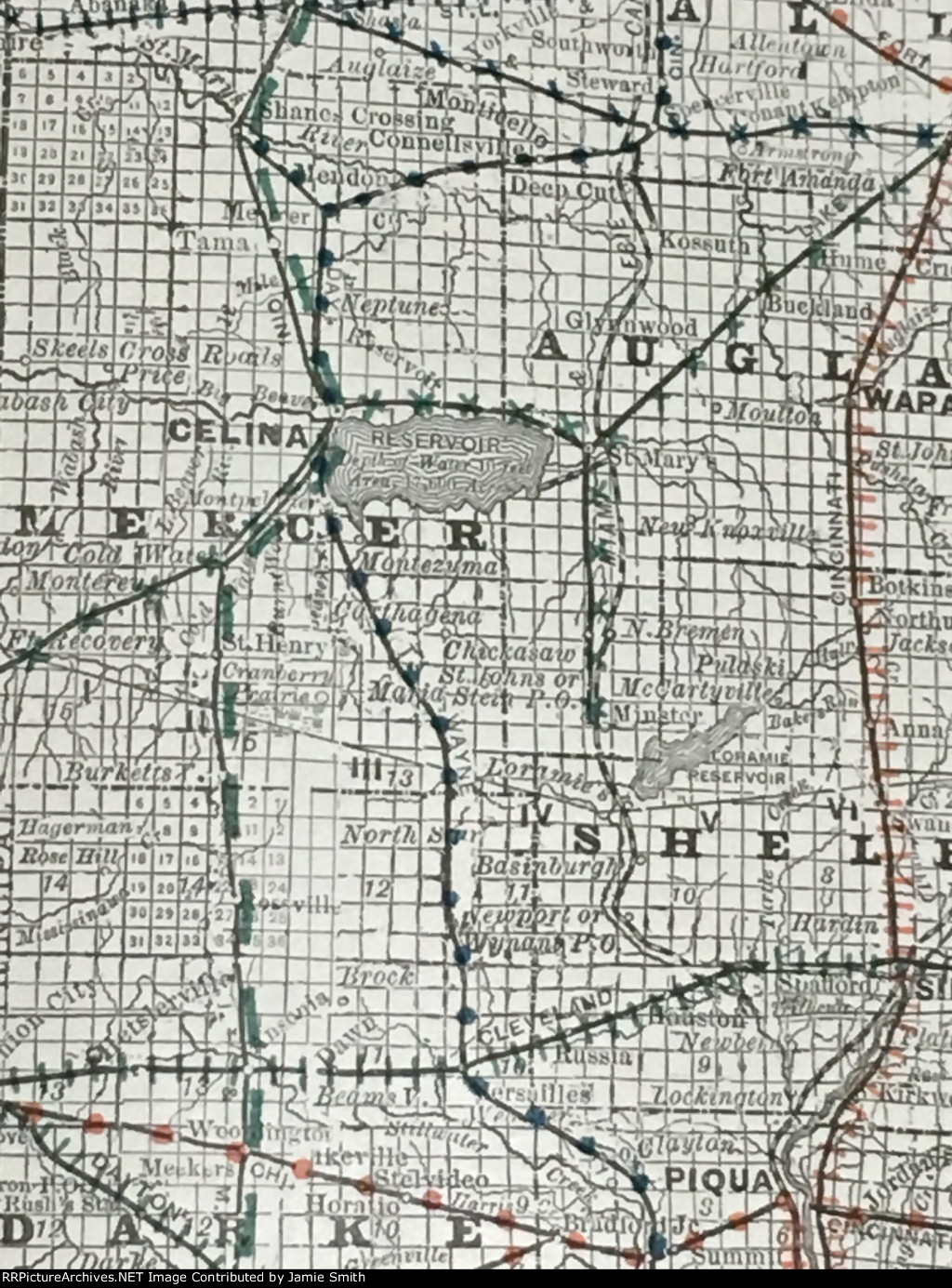 Toledo, Cincinnati & St. Louis rail items