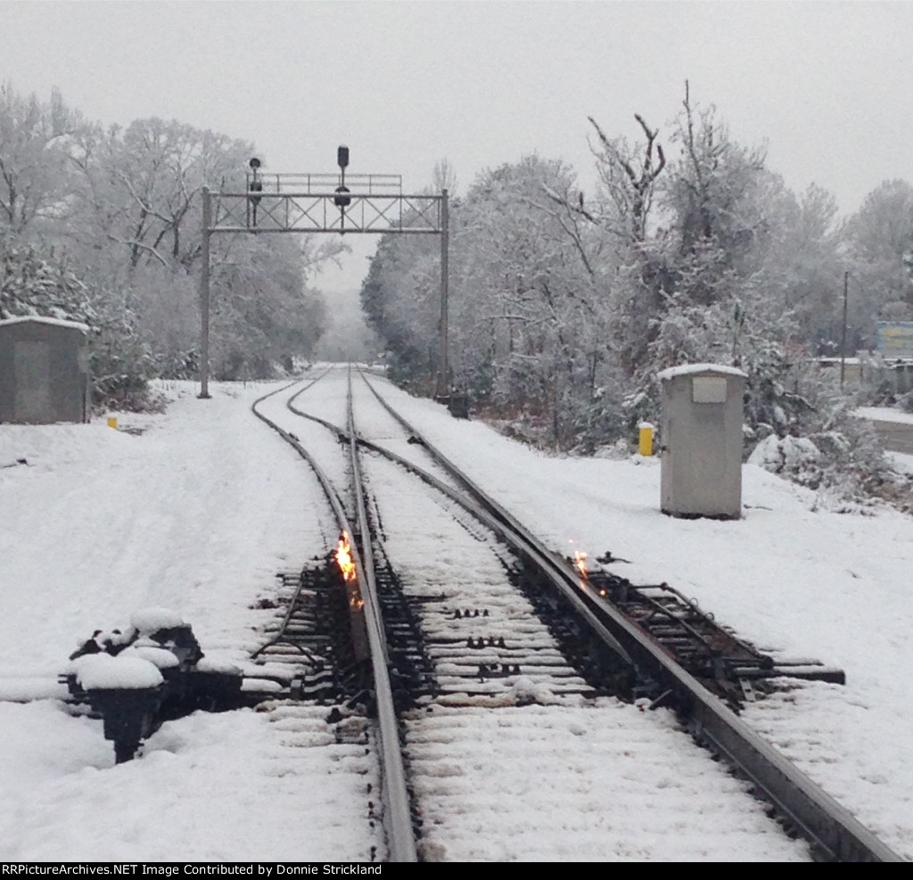 Switch heaters at CP Brompton
