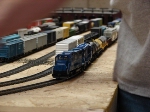 conrail 7966 leaving the yard