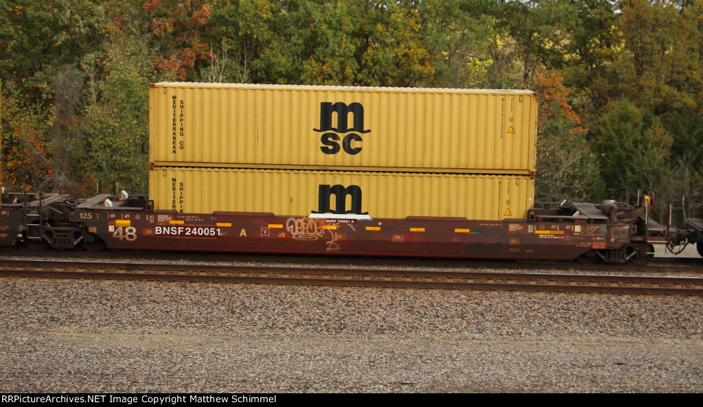 BN/BNSF 48ft Well Car