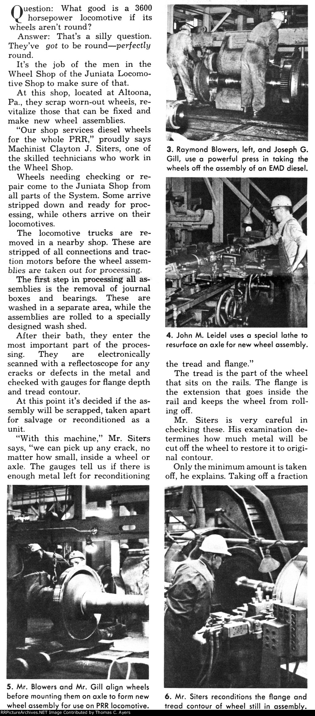 "The Big Wheels," Page 6 (left), 1968