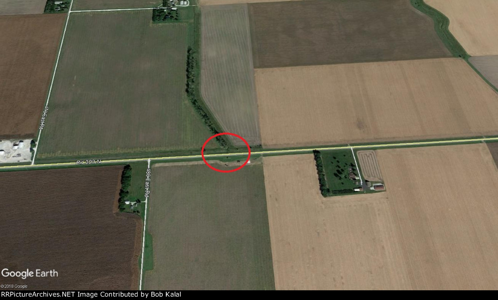 West of Sidell, small trestle from the C&EI days Aerial