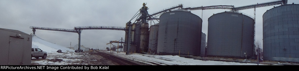 pano of Rossville Grain Elevator