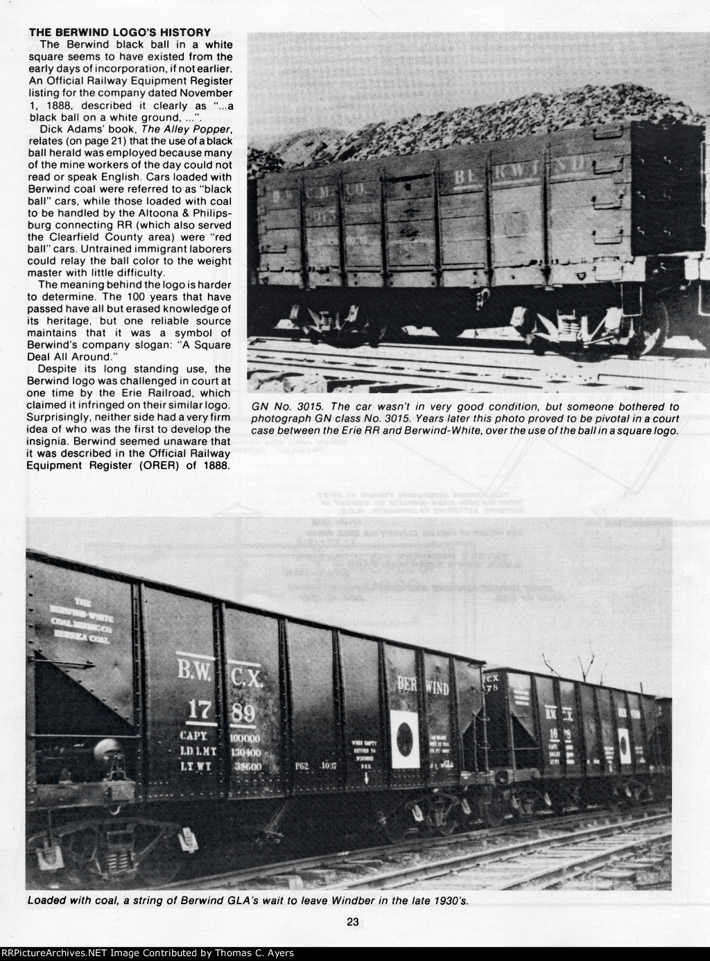 "Return To Windber," Page 23, 1986