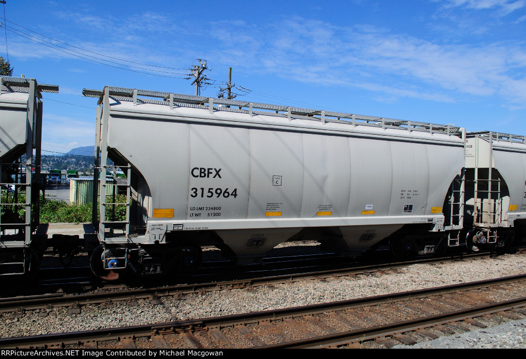 CBFX 315964  3282 cu ft Hopper (side A)