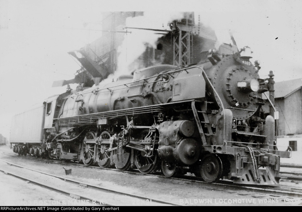 BM 4-8-2 #4103 - Boston & Maine RR