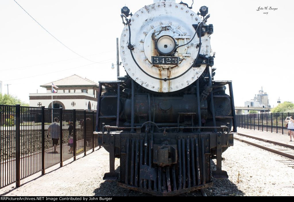 AT&SF Steam Locomotive 3423 - Train Day 2017 - Temple, TX