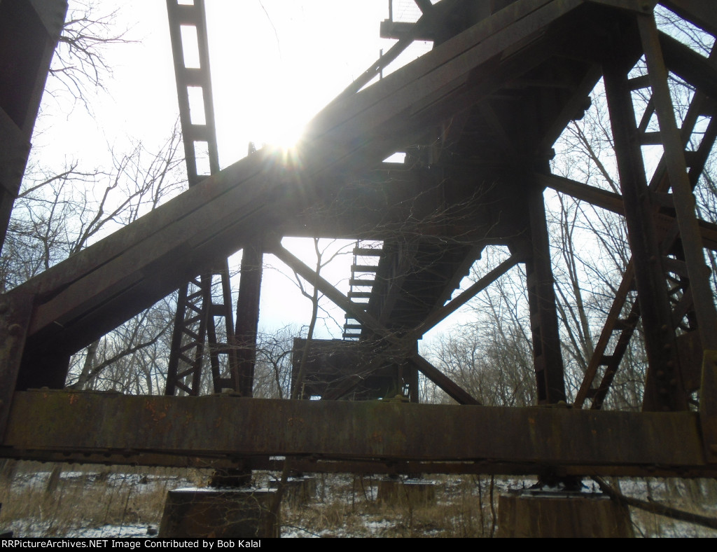 walking under UP Bridge
