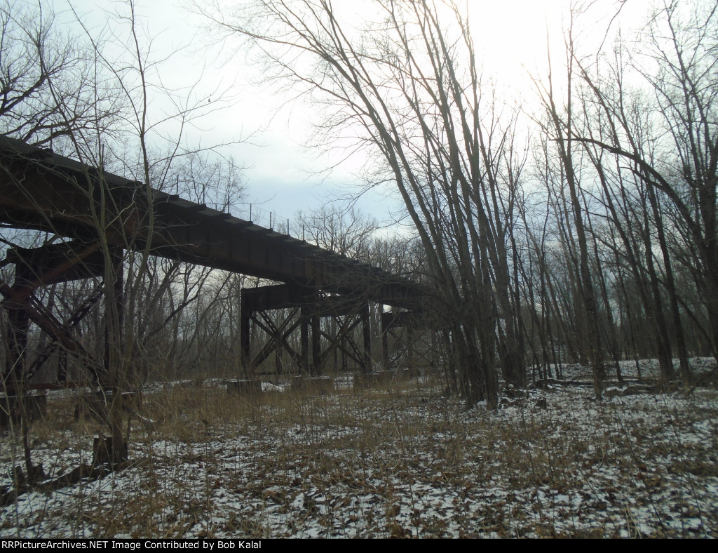Looking UP Bridge South Side
