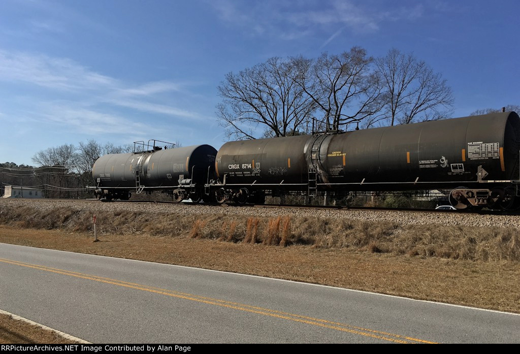 CRGX 7055 and 8714 at the tail end