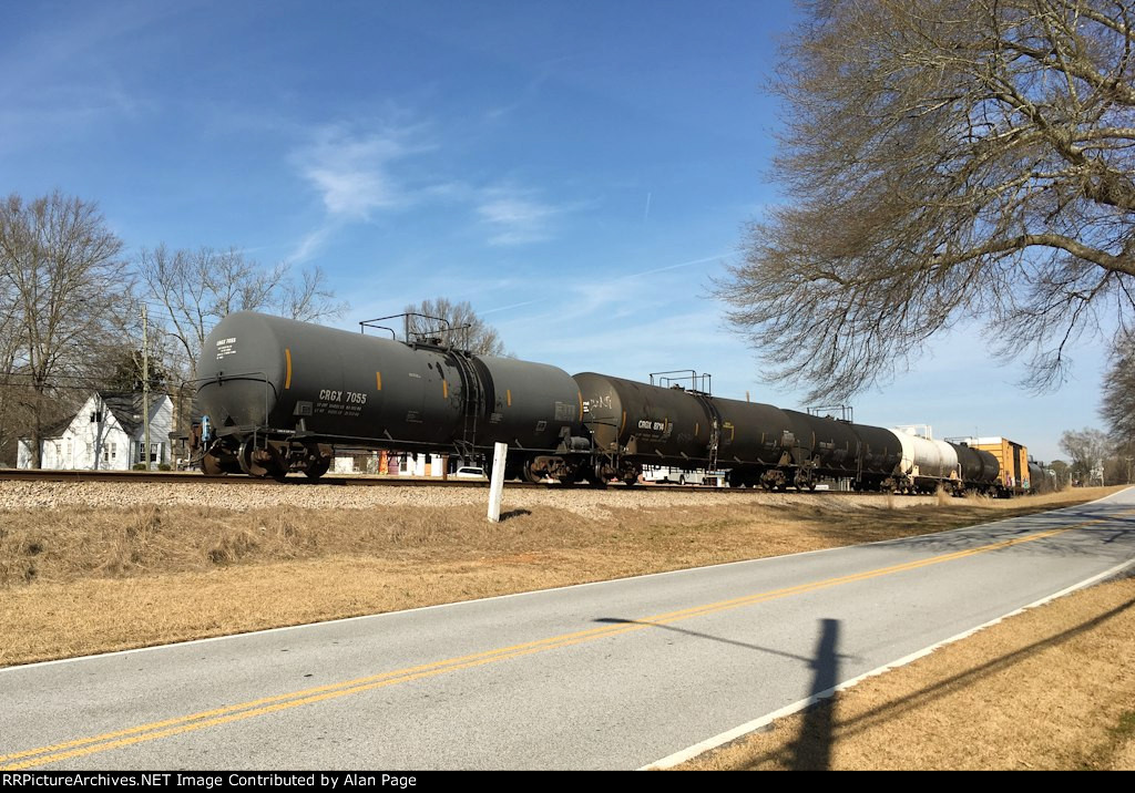 CRGX 7055 and 8714 at the tail end