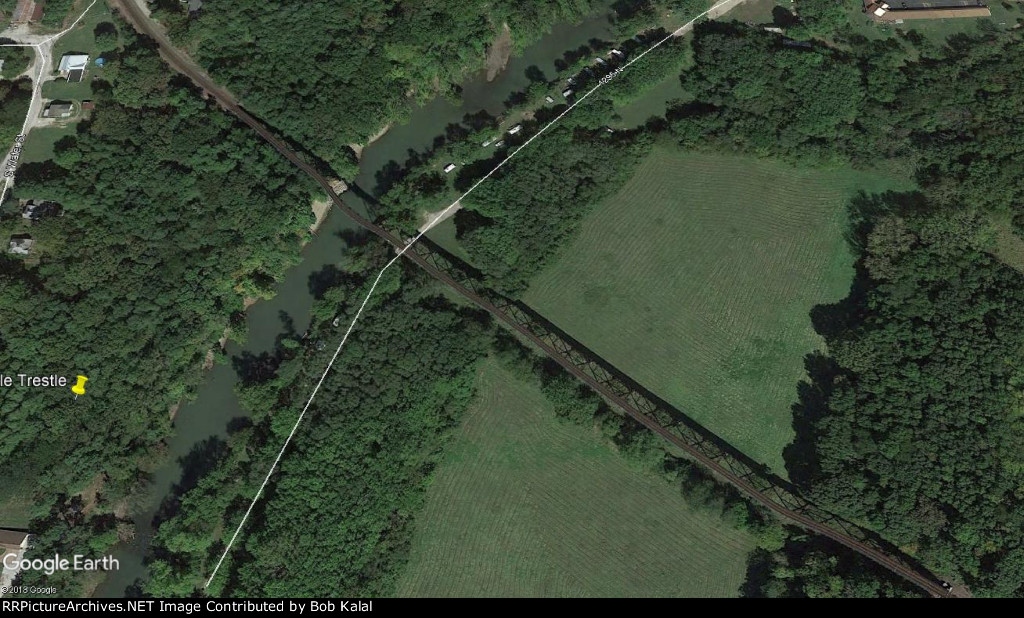 Shelbyvidle Union Pacific Trestle aerial