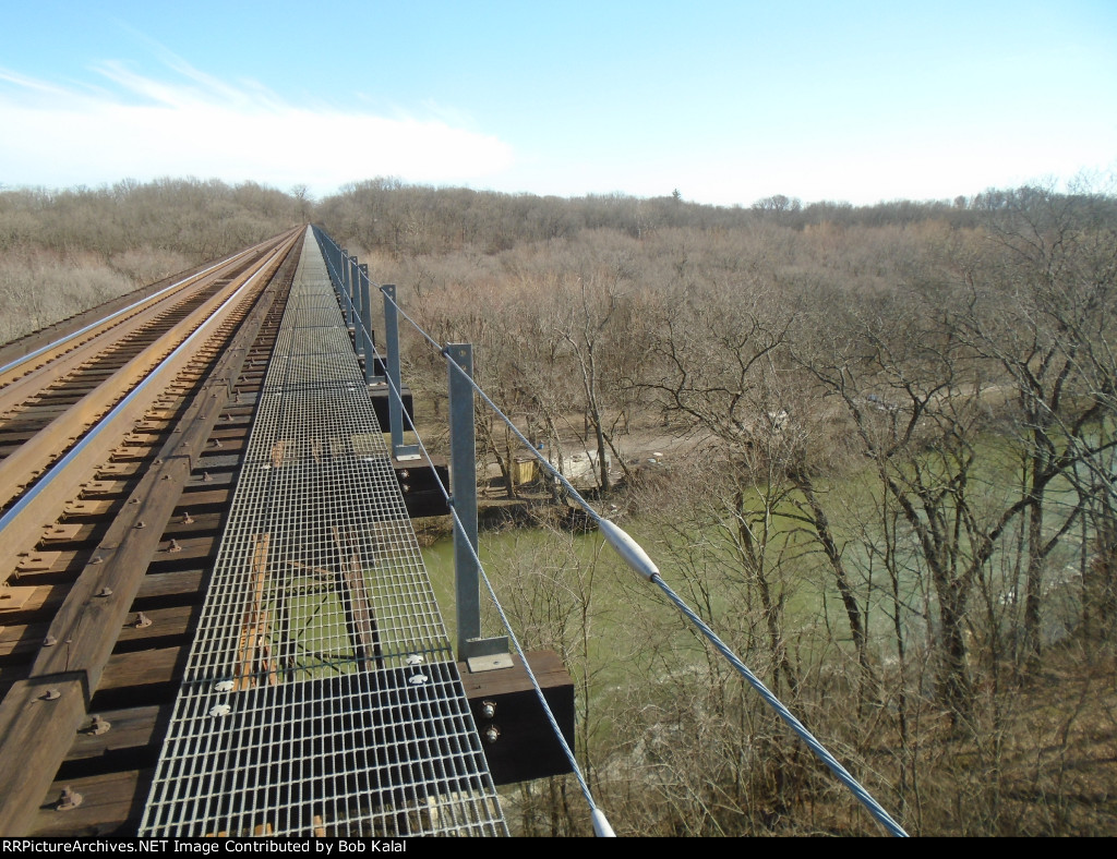 trailer park under trestle where we were earlier