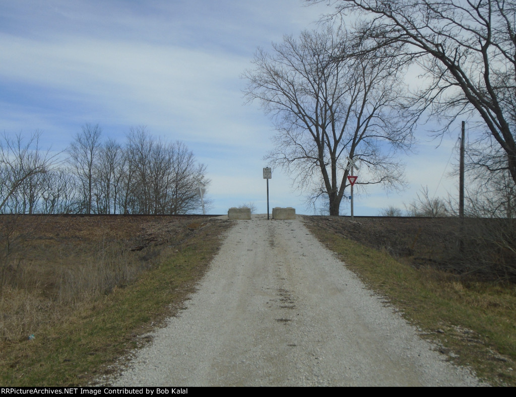  looking east towards UP track