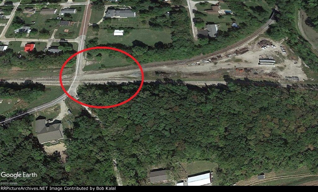 off Broadway St. aerial