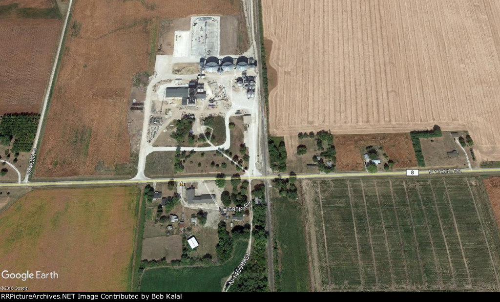 Hoarace Grain Elevator Aerial