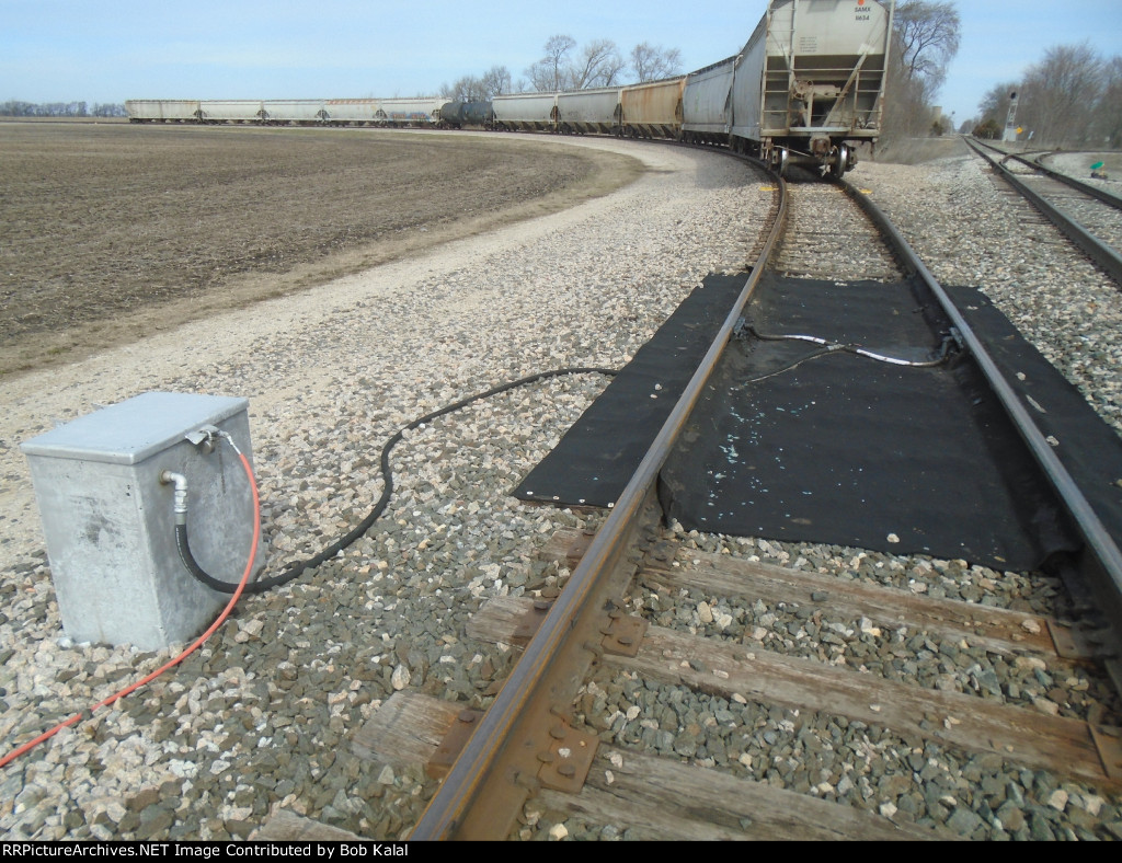 Chrisman Illinois Diamond looking northwest with grease pit