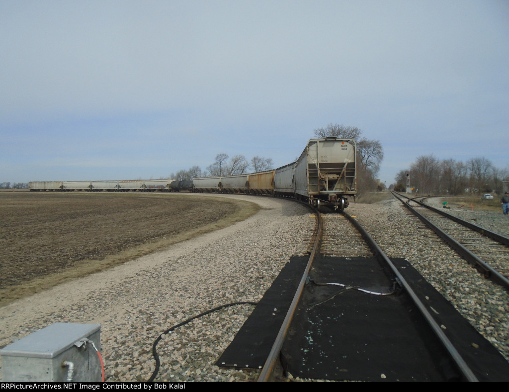 Chrisman Illinois Diamond looking northwest with grease pit