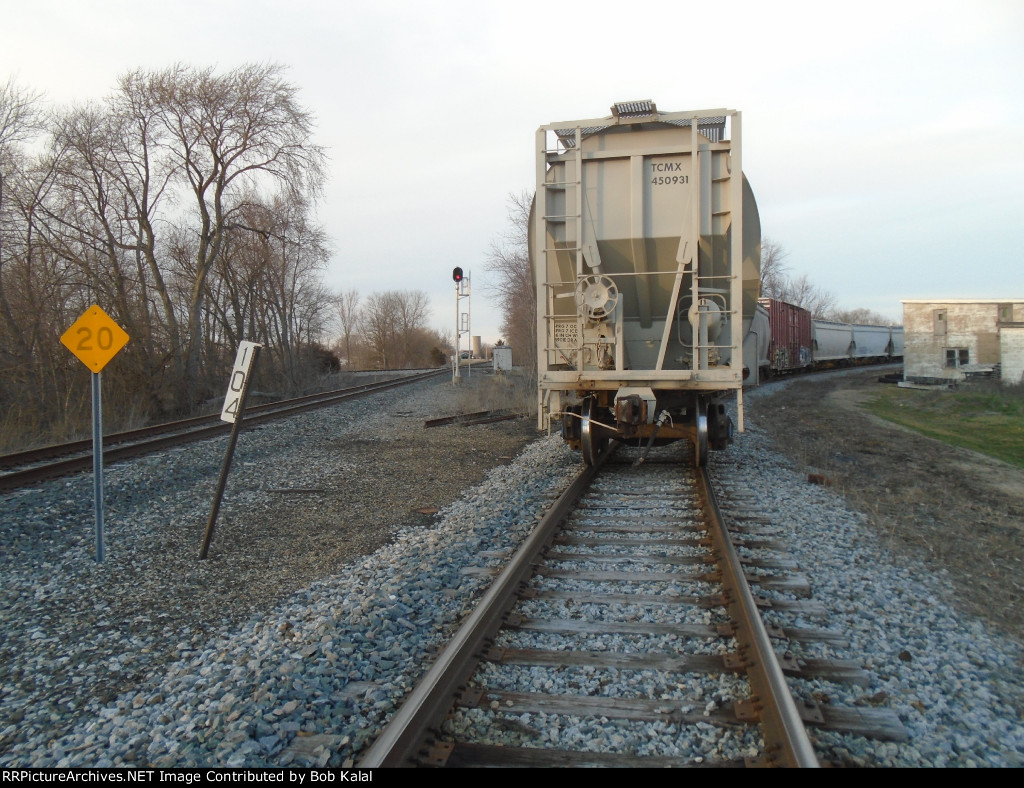 Chrisman Diamond 5 27 pm transfer track from south to east is full now