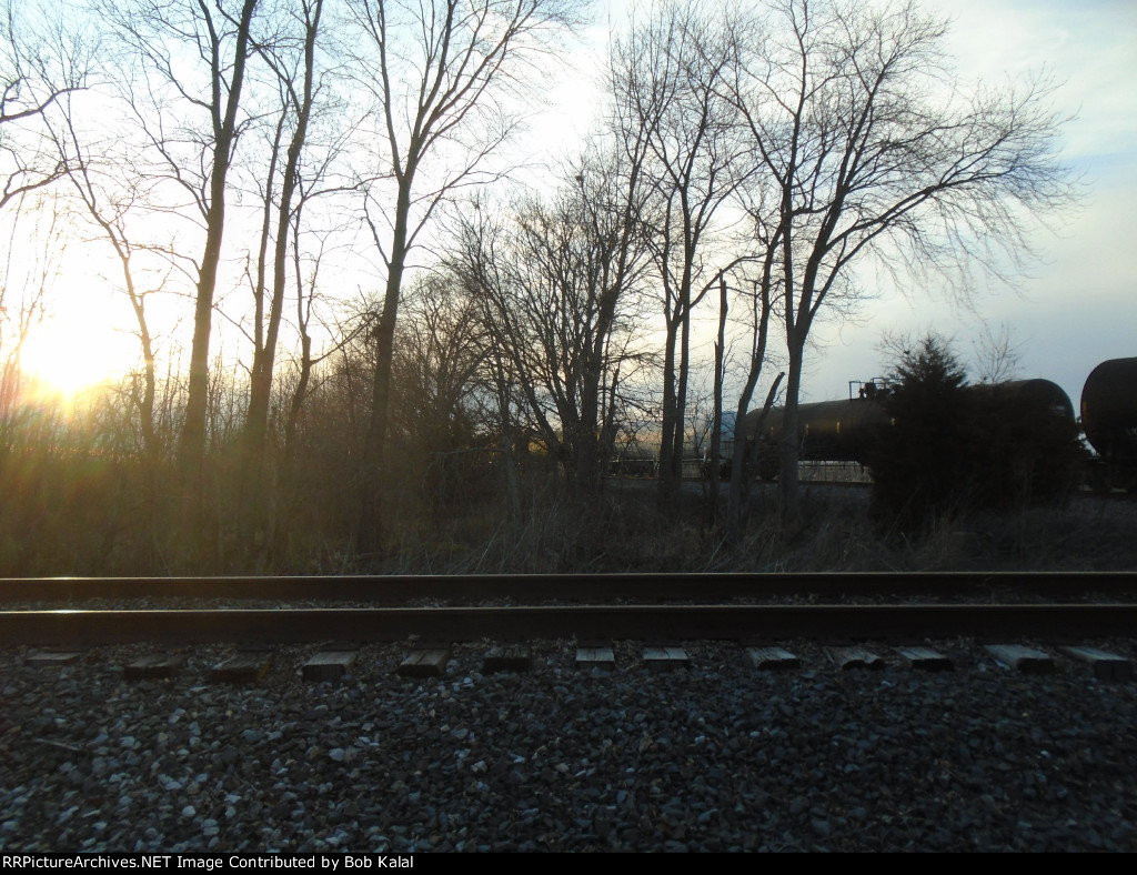  looking west into the sunset