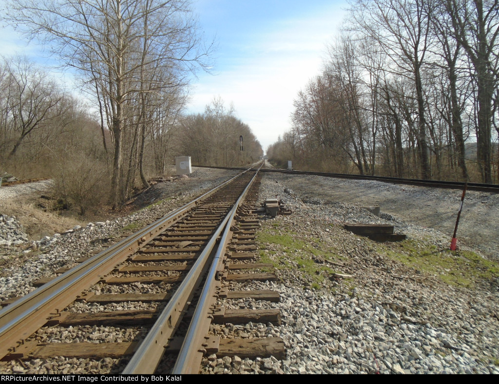 looking south at diamond