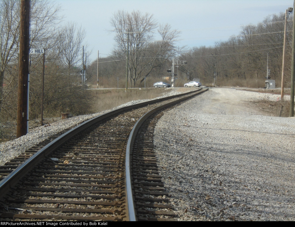  looking northwest at transfer track