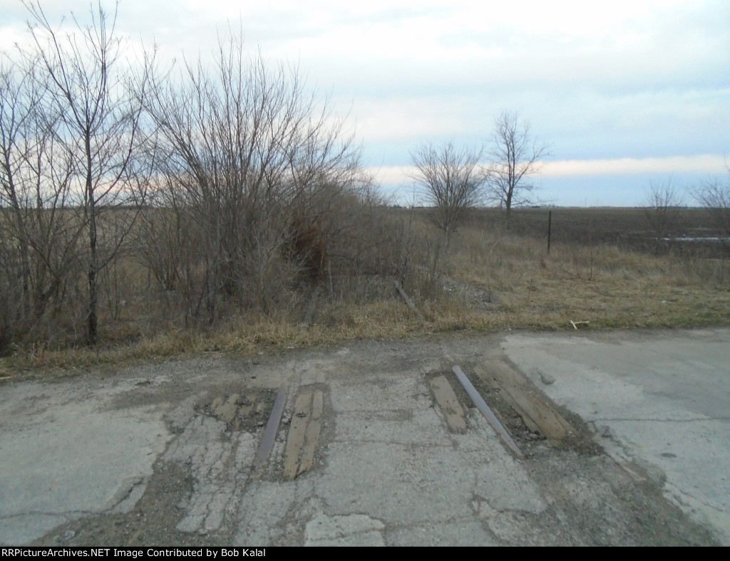  Looking North at abandoned line