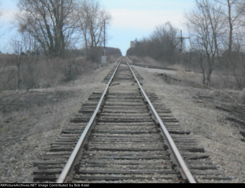  Looking East down Track & Switch for South Spur