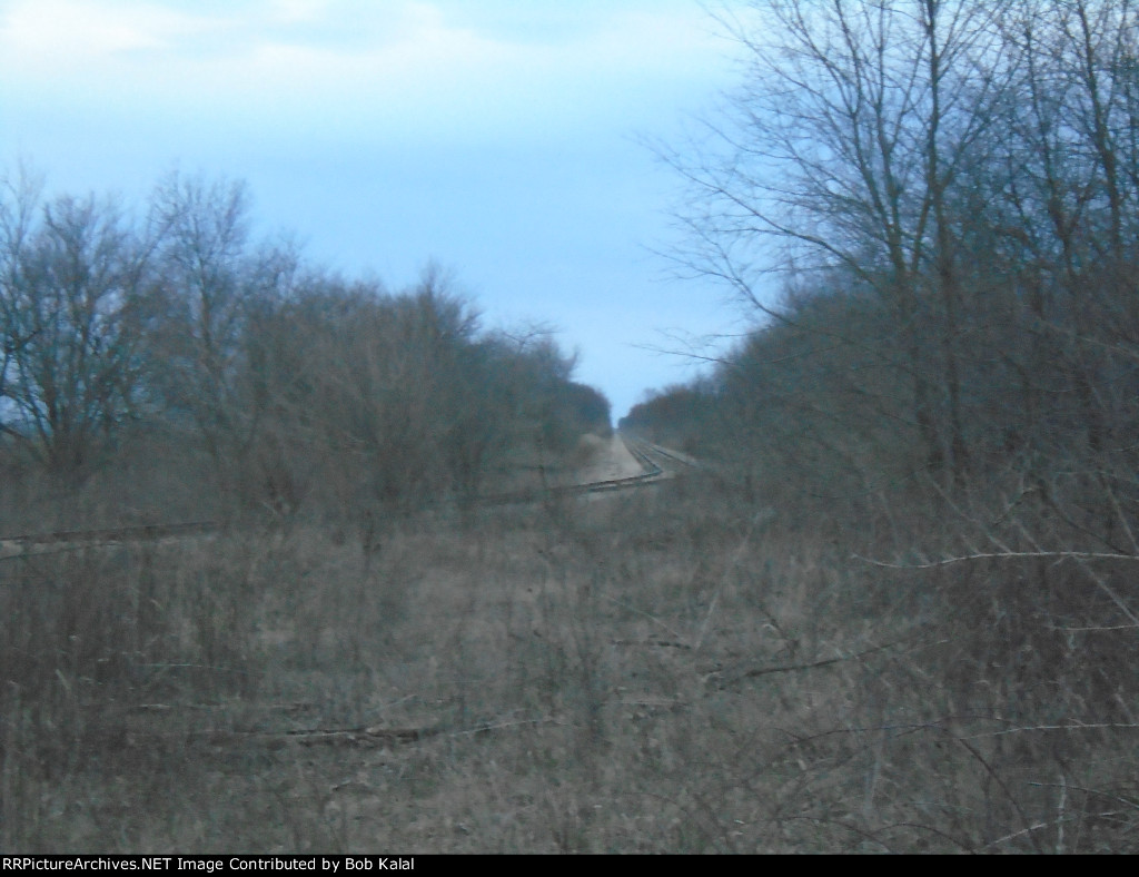looking south at far off south spur