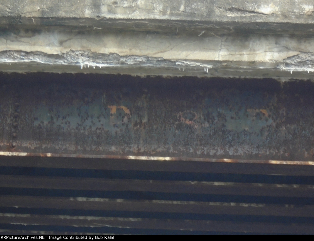 P&E Letters on South side of Bridge