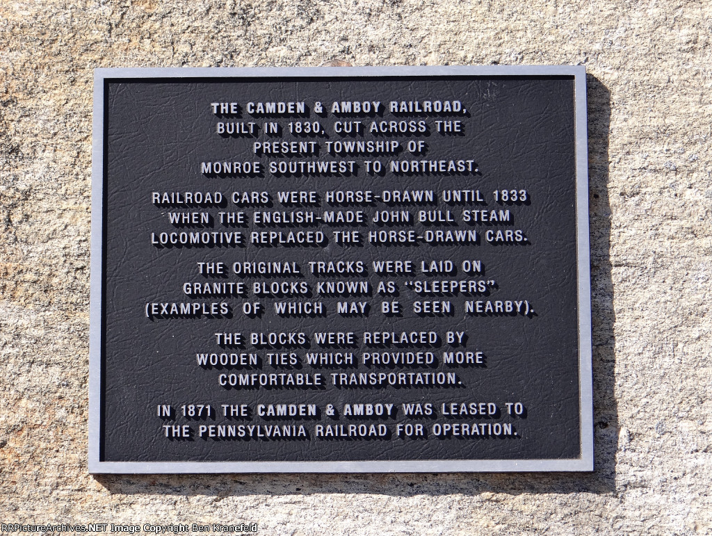 Camden & Amboy Monument