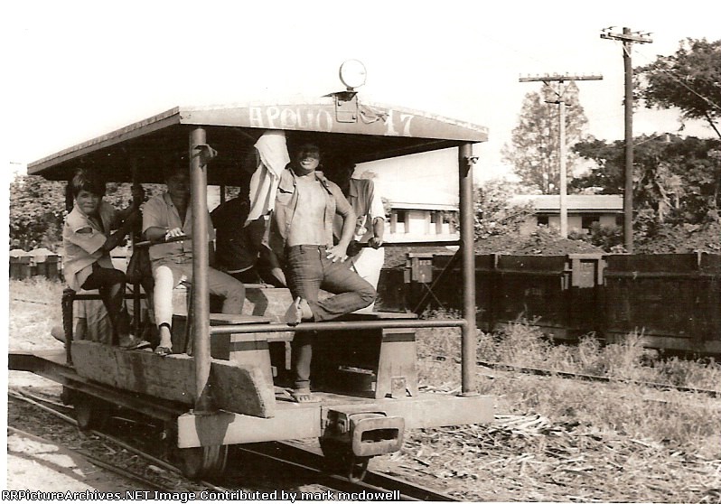 Apollo 17 in a sugar mill yard, 1969 at Negros Occidental, Philippines