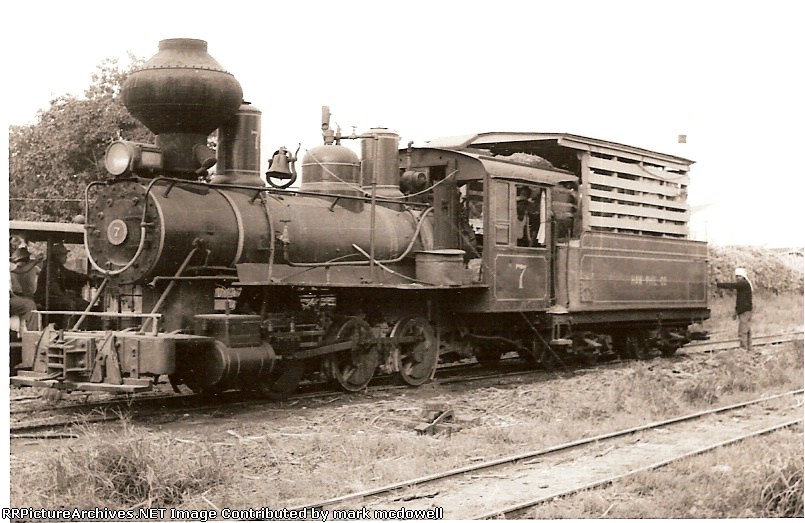 Hawaian Philippines Co. #7 at mill, 1969 at Negros Occidental, Philippines