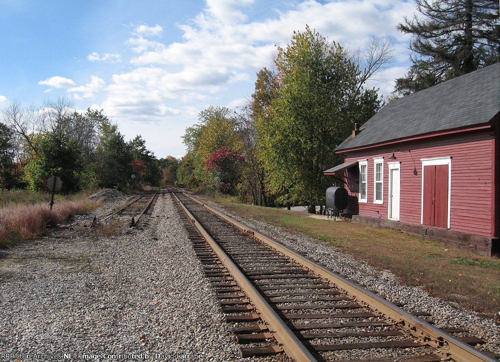 Looking west from Main Street